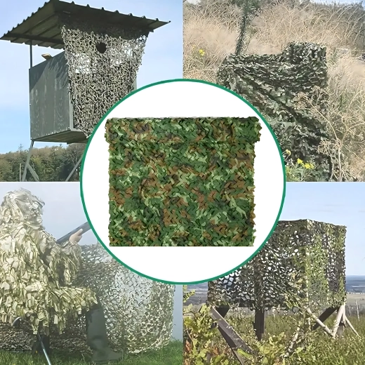 Vojaška maskirna mreža moro 2 × 2 m za balkon (senčilna) - 1 kos