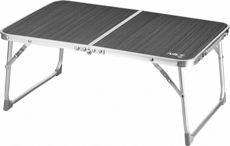 Zložljiva kamp mizica 60 × 40 × 25 cm temno siva