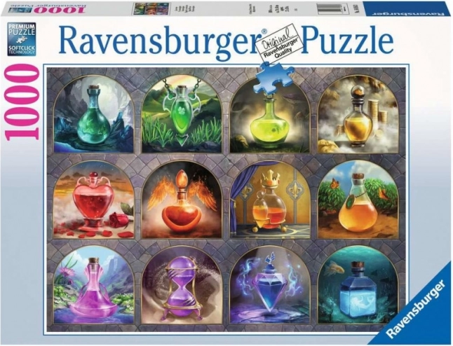 Ravensburger sestavljanka Čarobni napoji 1000 koščkov