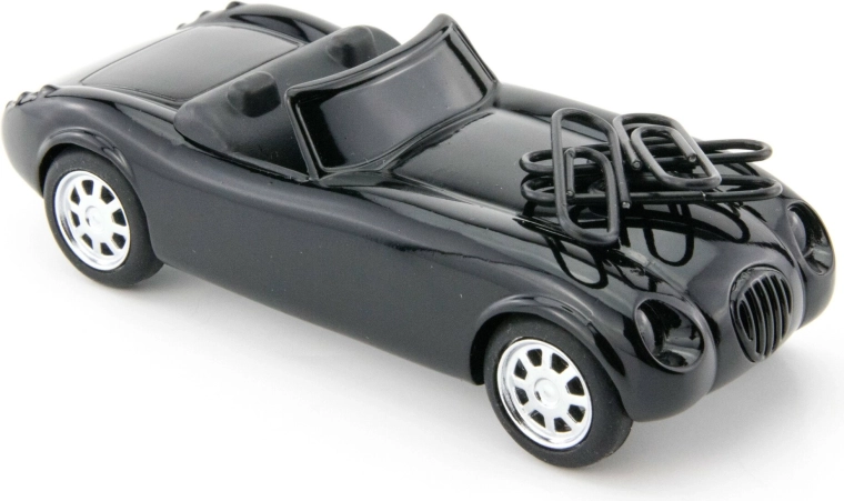 Troika Road Star držalo za sponke, črno