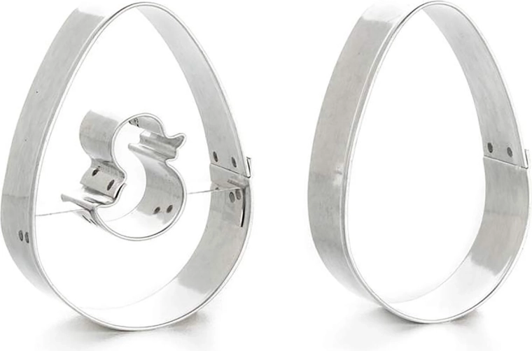 Set modelčkov za piškote jajce 2 kosa