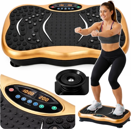 Vibracijska fitnes plošča z Bluetooth zvočniki