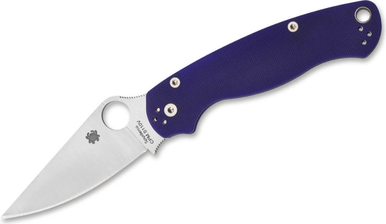 Spyderco Para 3 Dark Blue folding pocket knife 8.7 cm