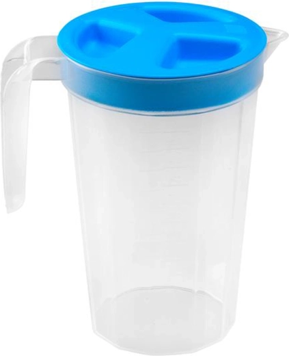 Plastični merilni vrč s pokrovom 1,1 l