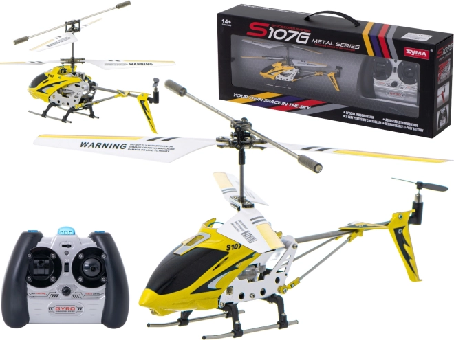 RC helikopter Syma S107G – rumena