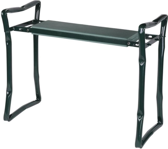 Vrtni stolček in klečalo 2 v 1, zložljiv