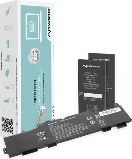 Movano baterija SS03XL za HP EliteBook 735/745/840 G5 in G6 (4100 mAh, 47 Wh)