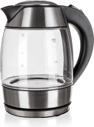 Stekleni električni grelnik vode Glacy 1,8 l z LED osvetlitvijo