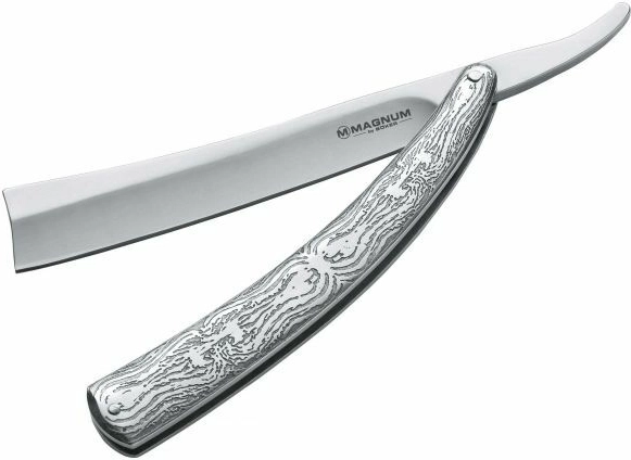 Magnum Fleet Street Razor zložljiv nož v obliki britve 12,3 cm, v celoti kovinski