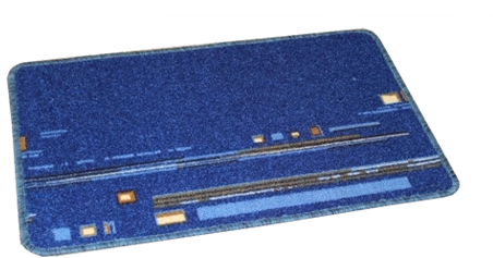 Preproga Milano 50 × 80 cm s protidrsnim spodnjim delom