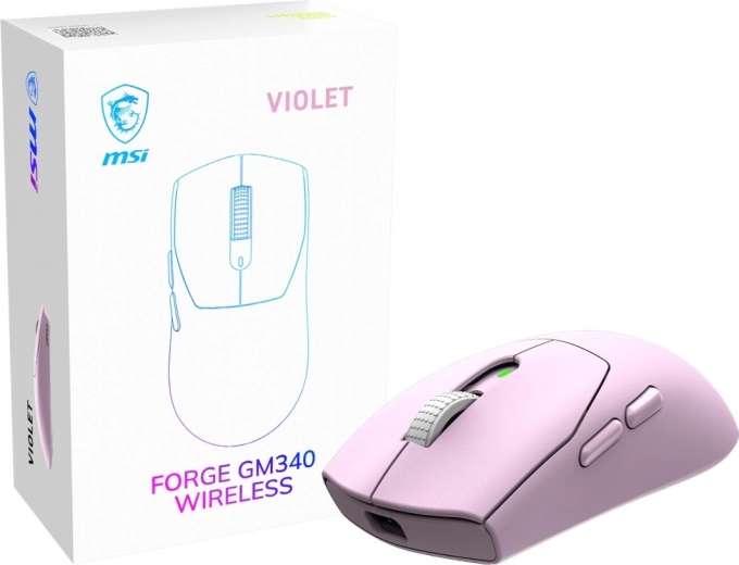 MSI Forge GM340 Wireless vijolična - 1 kos