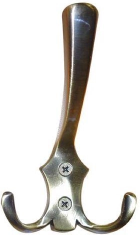 Stenski obešalnik Romana I, mat nikel, 77 × 130 mm