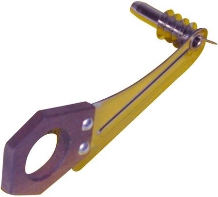 Spiralni rezalnik iz nerjavnega jekla z lesenim ročajem