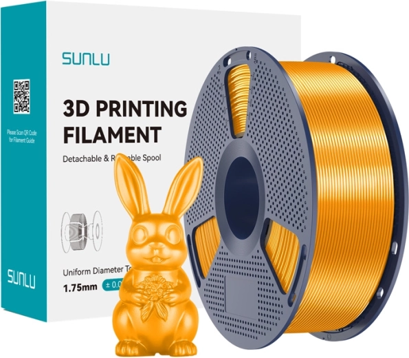 Sunlu PLA+ Silk Filament – Brass