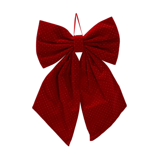 Red Christmas bow 40 × 65 cm