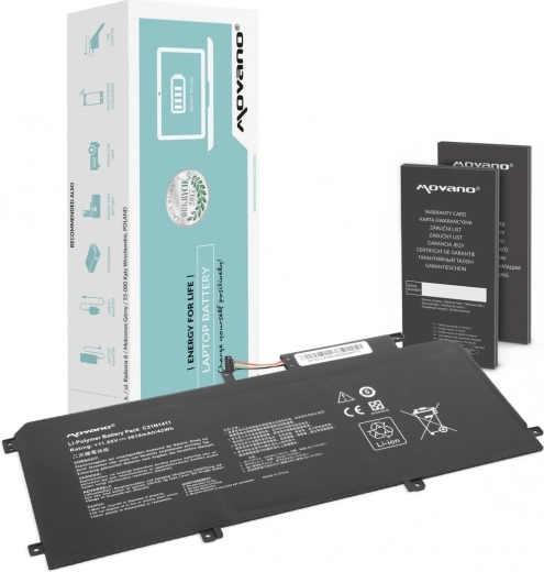 Baterija Movano za Asus ZenBook UX305 (C31N1411) 3610 mAh 42 Wh