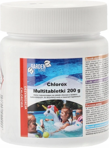 Klorove multitablete za bazen CHLOROX 200 g, pakiranje 0,4 kg