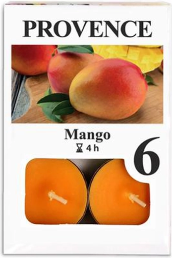 Čajne svečke Mango, 6 kosov