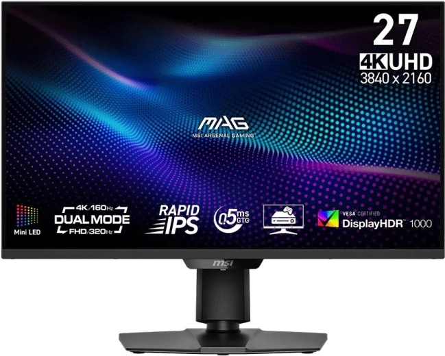 Igralni monitor MSI MAG 274UPDF 27" LED 160 Hz črn