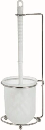 WC ščetka v stojalu iz kroma in plastike, 34 cm