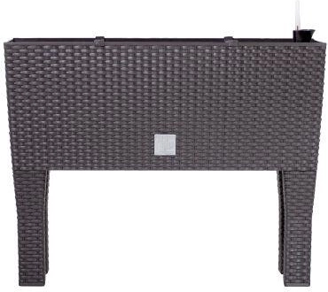 Korito Rato Case High temno rjavo 60 × 25 × 46 cm z namakalnim sistemom