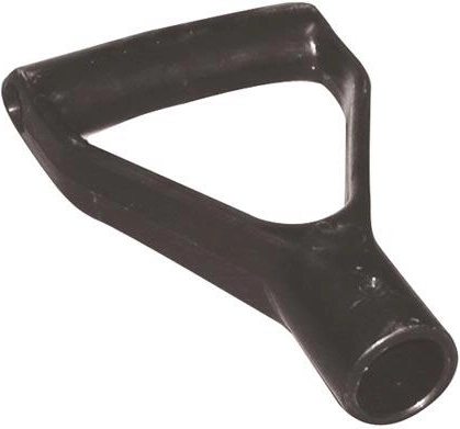 Plastičen Y ročaj za lopato, črn