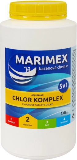 Marimex Komplex 5v1 večnamenske tablete za bazen, 1,6 kg