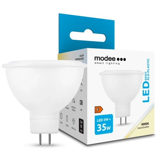 LED žarnica GU5.3/MR16 5 W nevtralno bela 4000 K – Modee Lighting