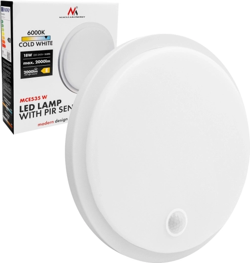 LED lamp with PIR motion sensor Maclean MCE535 - 1 piece