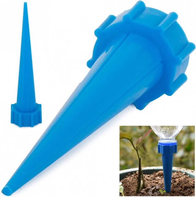 Samozalivalni nastavek za cvetlične lonce za PET steklenico