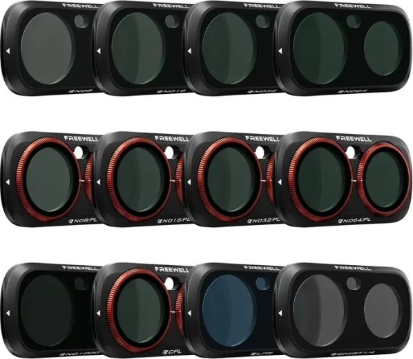 Freewell komplet filtrov za Insta360 Luna Ultra (12 kosov)