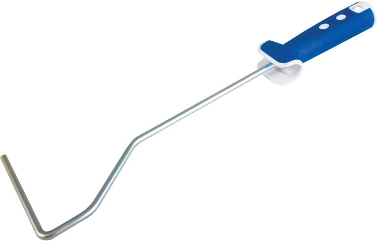 Gumiran ročaj za slikarski valjček 100 mm, premer osi 6 mm, dolžina 390 mm