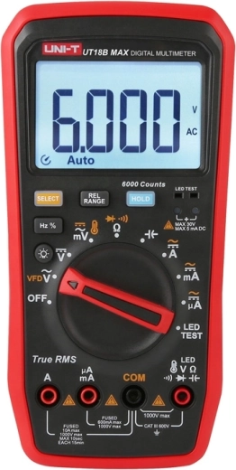 Uni-T digitalni multimeter True RMS s testom LED