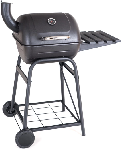 Welton barrel grill with thermometer and chimney 81 × 101 × 49 cm