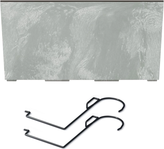 Korito URBI Case Beton Effect W s kavlji in vložkom 39,5 cm – betonska barva