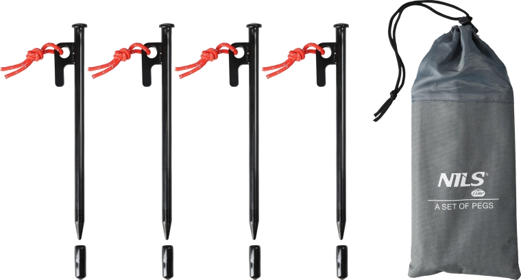 Klinčki za šotore z očesom in vrvico NILS Camp