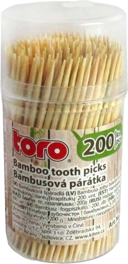 Bambusov zobotrebec v dozirniku 200 kos