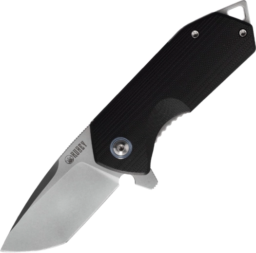 Kubey Campe Nest pocket knife 6 cm, black, G10