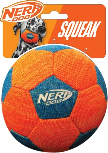 Nerf Dog piskajoča nogometna žoga za pse 12,7 cm