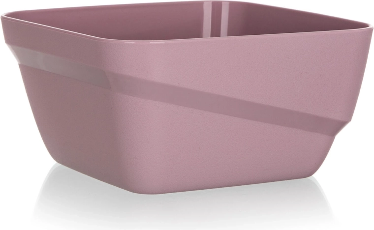 Plastična skleda Culinaria 0,6 l, rožnata, 11,5 × 11,5 cm