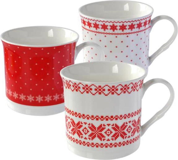 Porcelanasta skodelica z norveškim vzorcem 290 ml TORO