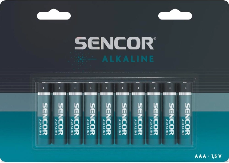 Sencor alkalne baterije AAA LR03, 10 kosov