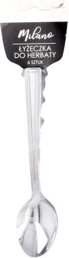 Set čajnih žličk Milano – 6 kosov iz nerjavnega jekla