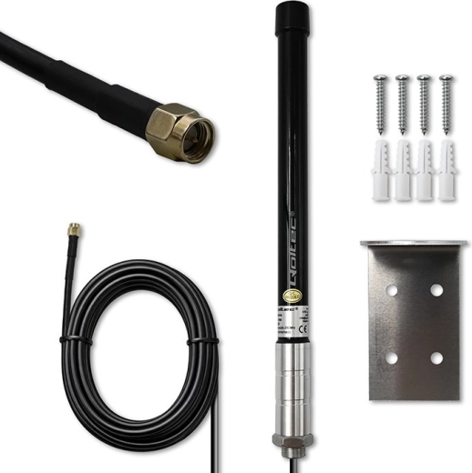 outdoor omnidirectional 4G LTE antenna 15 dBi with SMA connector, composite