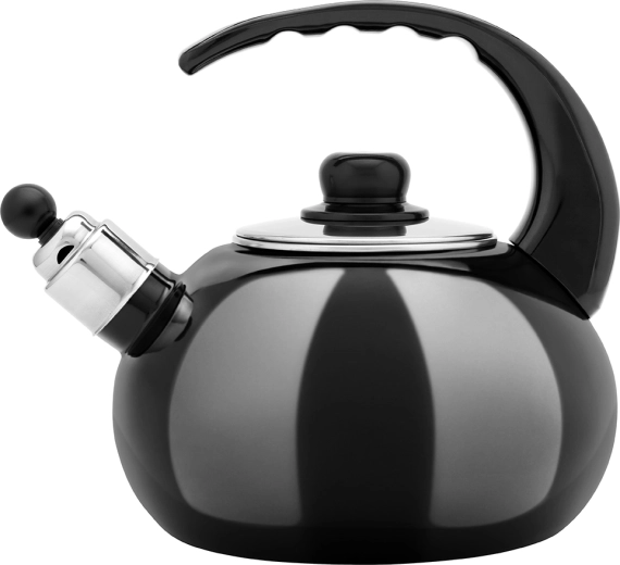 Emajliran čajnik 2,5 l črn