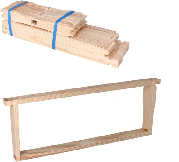 Set 10 okvirjev 1/2 Wielkopolskih Hoffmanovih za panje