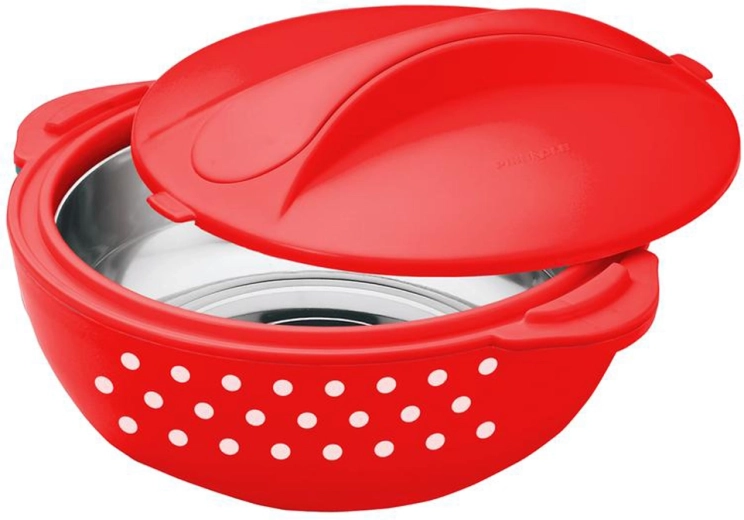 Termo lonec 5 l rdeč z belimi pikami