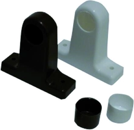 Komplet za zavese, bel (2 kosa)