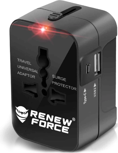 Univerzalni potovalni adapter za vtičnico (US/UK/EU/AU) z USB polnjenjem