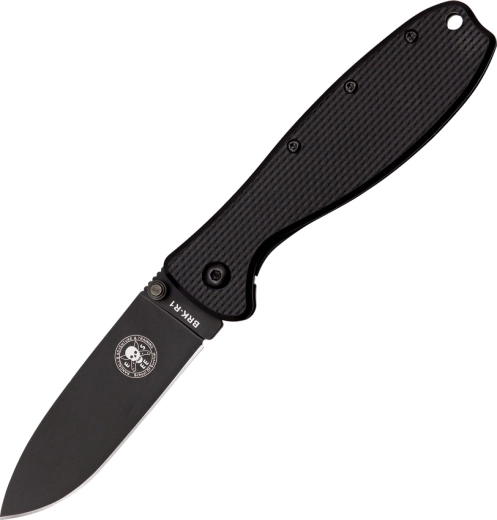 Zložljiv nož ESEE Zancudo Black, 7,7 cm, povsem črn, FRN